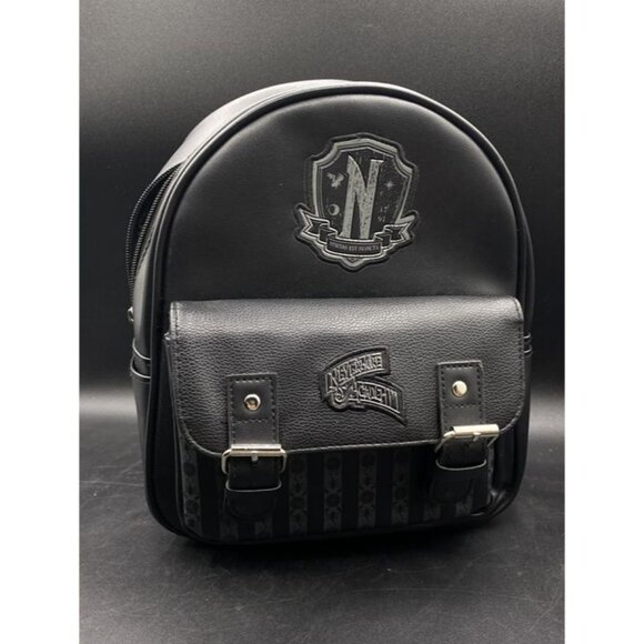 THE ADDAMS FAMILY Wednesday Addams Nevermore Cosplay Backpack - Picture 6 of 8